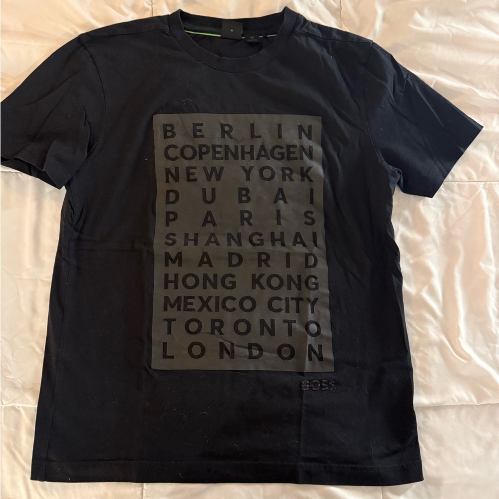 H&M Black Graphic Men's Tee